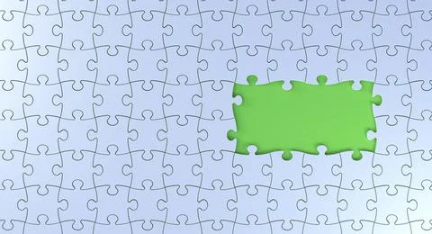 PUZZLE blank Stock Illustration