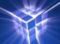Puzzle box with volume light background SD Footage