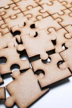 Puzzle close up Stock Photos