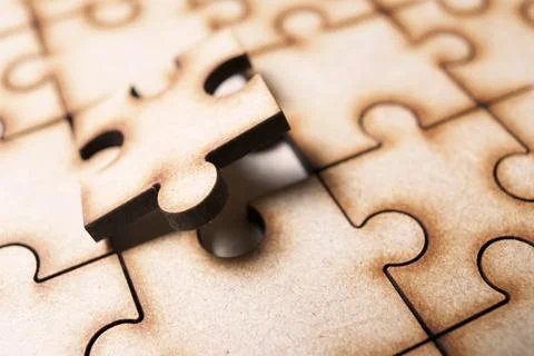 Puzzle close up Stock Photos