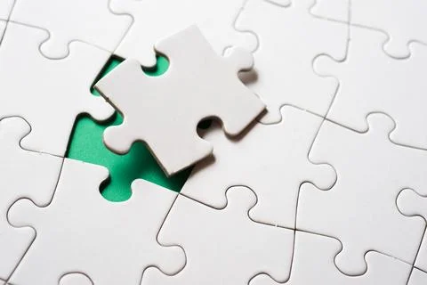 Puzzle close up 库存照片