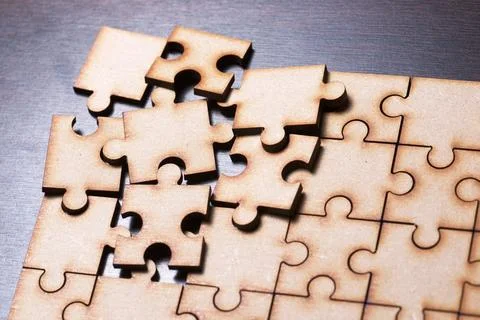 Puzzle close up Stock Photos