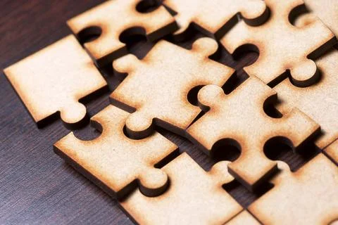 Puzzle close up Stock Photos