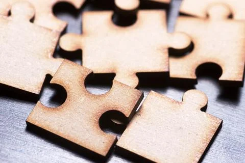 Puzzle close up Stock Photos