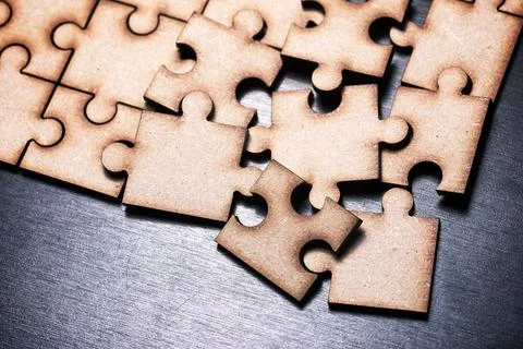 Puzzle close up Stock Photos