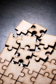 Puzzle close up Stock Photos