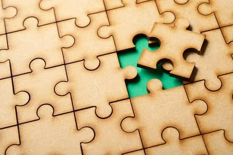 Puzzle close up Stock Photos