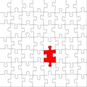 Puzzle concept 库存插图