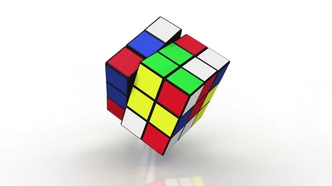Puzzle Cube Animation Stock Footage 152661665