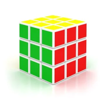Puzzle cube Stock Illustration