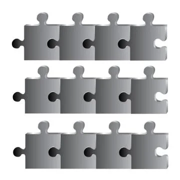 Puzzle diagram Stock Illustration
