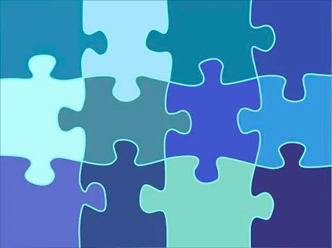 Puzzle element design background Stock Illustration