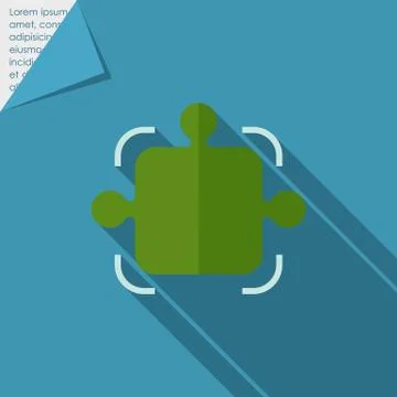 Puzzle element Stock Illustration