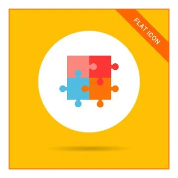 Puzzle elements Stock Illustration