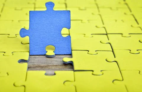 Puzzle with empty piece Photos