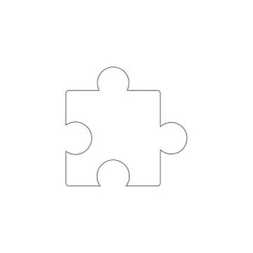 Puzzle. flat vector icon Stock Illustration
