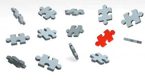 Puzzle.  Stock Footage 785103