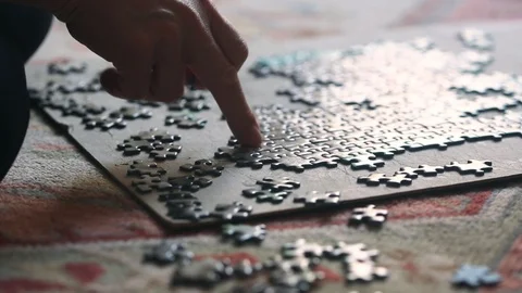 Puzzle Stock Footage 88997185