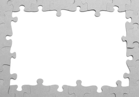 Puzzle frame Foto stock