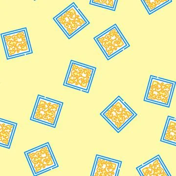Puzzle game board table vector seamless pattern 스톡 일러스트