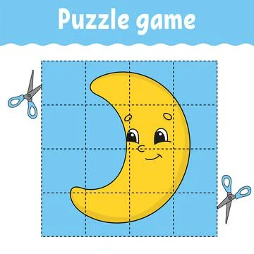 Puzzle game for kids. Education developing worksheet. Learning game for child Stock Illustration