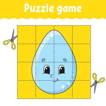 Puzzle game for kids. Education developing worksheet. Learning game for child Stock Illustration