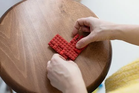Puzzle heart Stock Photos