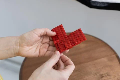 Puzzle heart Stock Photos