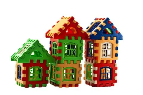 Puzzle house Stock Photos