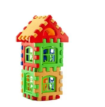 Puzzle house Stock Photos