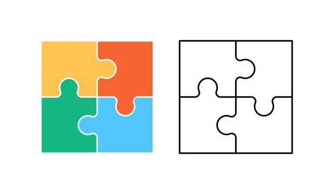 Puzzle icon Stock Illustration