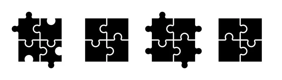 Puzzle icon 库存插图