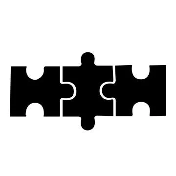 Puzzle icon Stock Illustration
