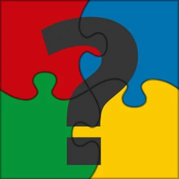 Puzzle icon question イラスト素材