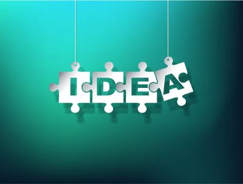 Puzzle idea Stock Illustration