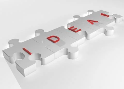 Puzzle idea Stock Illustration