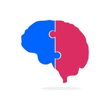 Puzzle idea mind brain creative icon element. vector illustration Stock Illustration