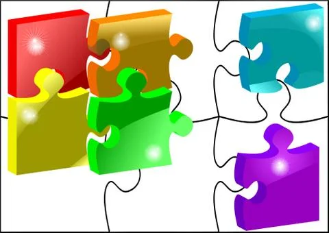 Puzzle Stock Illustration