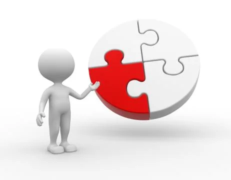 Puzzle Stock-Illustration