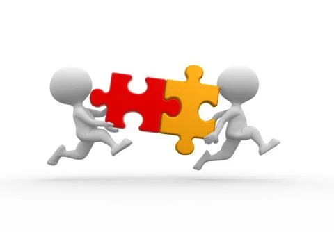 Puzzle Illustrazione stock