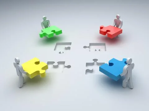 Puzzle Illustrazione stock