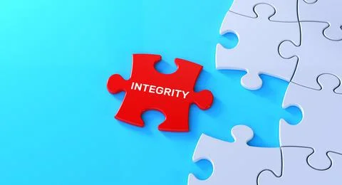 PUZZLE  INTEGRITY Stock Photos