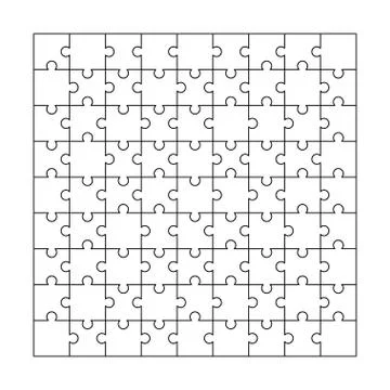 Puzzle. Jigsaw. Stock Illustration