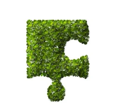 Puzzle Leaf texture. Illustrazione stock