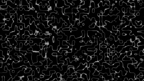 Puzzle-like lines moving in dark abstract animated background Stock Footage 337111649