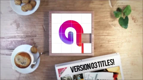 Puzzle Logo Reveal Stock After Effects