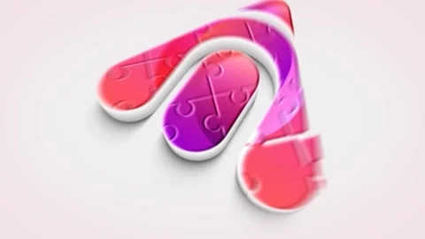 Puzzle Logo Reveal 스톡 After Effects