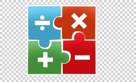 Puzzle Mathematics Stock Illustration