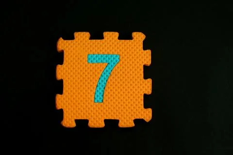 Puzzle numbers Stock Photos