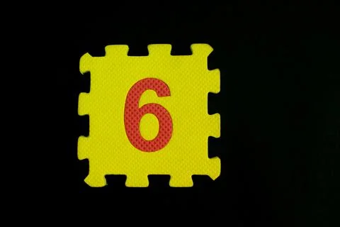 Puzzle numbers Stock Photos